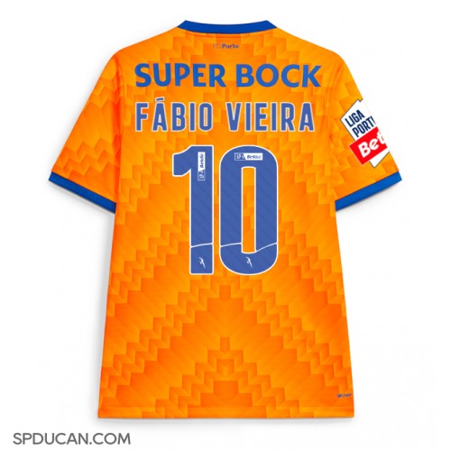 Muški Nogometni Dres Porto Fabio Vieira #10 Gostujuci 2024-25 Kratak Rukav